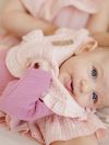 Baby bib PEONY