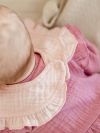 Baby bib PEONY