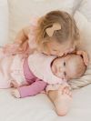 Baby bib PEONY