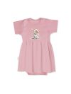 Baby bodysuit dress SWEET CAT with long sleeves
