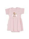 Baby bodysuit dress TEDDY PRINCESS with short sleeves