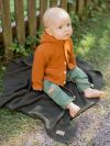 Baby hooded sweater FOREST