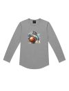 Boys' long-sleeved T-shirt BASKETBALL TIME