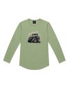 Boys' long-sleeved T-shirt TRACTOR TIME