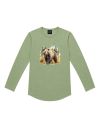 Boys' long-sleeved T-shirt WOODLAND BEAR