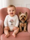 Children's long-sleeved bodysuits LITTLE PUPPY