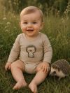 Children's long-sleeved bodysuits LOVELY HEDGEHOG