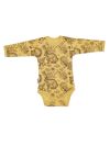 Children's long-sleeved bodysuits WOOD