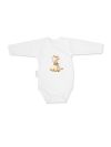 Children's long-sleeved wrap bodysuits GIRAFFE