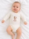 Children's long-sleeved wrap bodysuits TEDDY PRINCESS