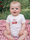 Children's short-sleeved bodysuits SWEET CHERRY