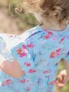 letné šaty pre bábätko s kvetmi