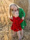 Dress bodysuit  WILD POPPIES LS