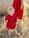 Dress bodysuit  WILD POPPIES LS