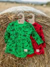 Dress bodysuit  WILD POPPIES LS