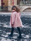 Flounce coat ROSE