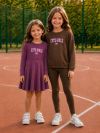 Girls' CUTE GIRLS long-sleeved dress