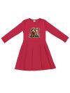 Girls' DOG and GIRL long-sleeved dress