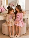 Girls' FLORAL PARFUMElong-sleeved dress