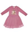 Girls' long-sleeve tulle dress CAT and CUP