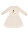 Girls' long-sleeve tulle dress  SWAN and PRINCESS