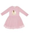 Girls' long-sleeve tulle dress  SWAN and PRINCESS