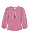 Girls' long-sleeved T-shirt BUNNY LOVE
