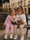 Girls' long-sleeved T-shirt CHIC STYLE