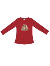 Girls' long-sleeved T-shirt  GIRL and WOLF