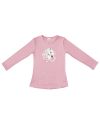 Girls' long-sleeved T-shirt  LOVELY HORSE