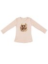 Girls' long-sleeved T-shirt  POODLE