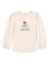Girls' long-sleeved T-shirt UNICORN and PRINCESS