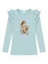 Girls' long-sleeved T-shirt VINTAGE RIDE