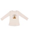 Girls' long-sleeved T-shirt WILD and FREE