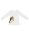 Girls' long-sleeved T-shirt WILD LEOPARD