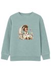 Girls' sweatshirt GIRL and MOON