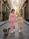 Girls' sweatshirt I LOVE YOU