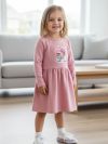 Girls' VINTAGE long-sleeved dress
