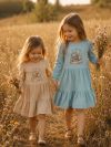 Girls' WILDFLOWERS long-sleeved dress