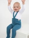 Kid's tights with braces anti-slip RIB SLIM