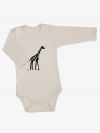 Long-sleeved bodysuit Giraffe