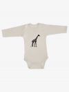 Long-sleeved bodysuit Giraffe