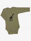 Long-sleeved bodysuit Giraffe