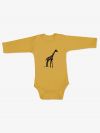 Long-sleeved bodysuit Giraffe