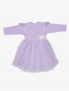 Detské fialové body so sukňou