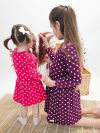 Long-sleeved dress DOTS
