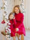 Šaty pre dievčatá červené
