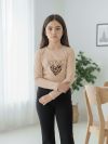 Long-sleeved T-shirt 1F LEOPARD
