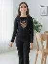 Long-sleeved T-shirt 1F LEOPARD