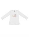 Dievčenské tričko s dlhým rukávom RELAX
